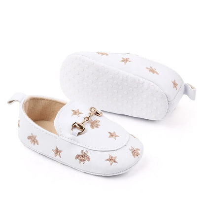 Brand New Infant Boy Shoes Newborn Footwear Toddler Girl Soft Moccasins Cute Cartoon Bees Star Loafers for 1 Year Old Baby Items