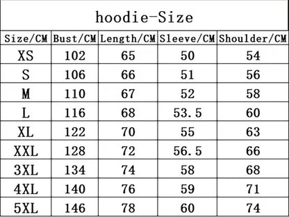 Fashion Print Hoodies Women Autumn Winter Long Sleeve Pullover Tops Hooded Sweatshirts Streetwear Casual Female Loose Clothes