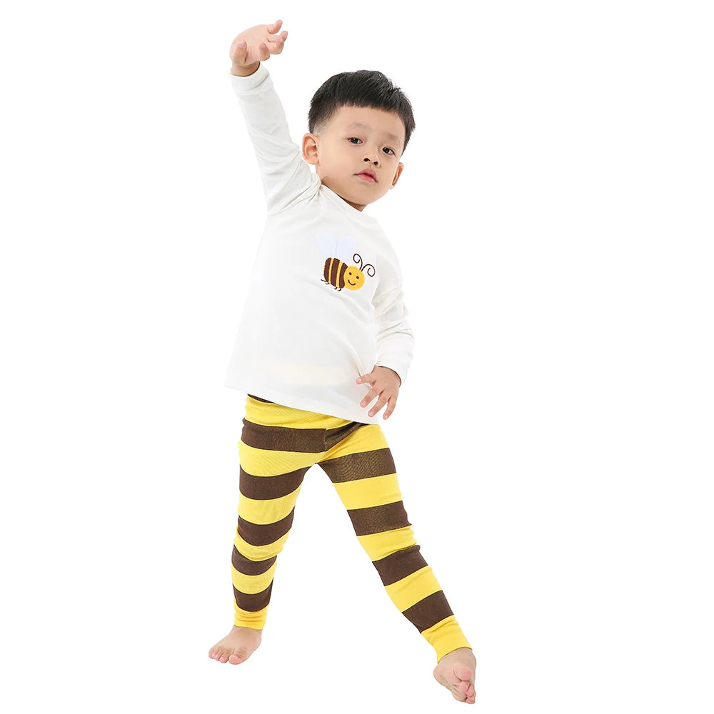 100% Cotton Boys Pajamas Kids Sleepwear Child Nightwear 2pcs Long Sleeve Children's Clothing Sets for 2-8Years