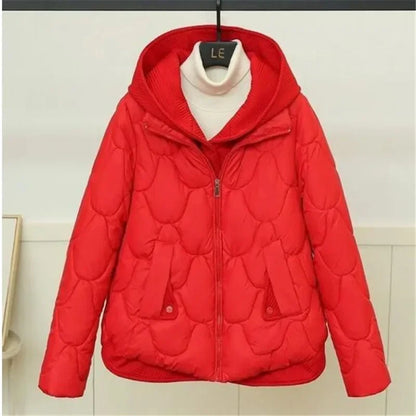 2024 Fashion Coats Korean Style Loose Comfort Quilted Coat Women Jacket Women Parkas Warm Jackets Casual Coat New Winter Clothes