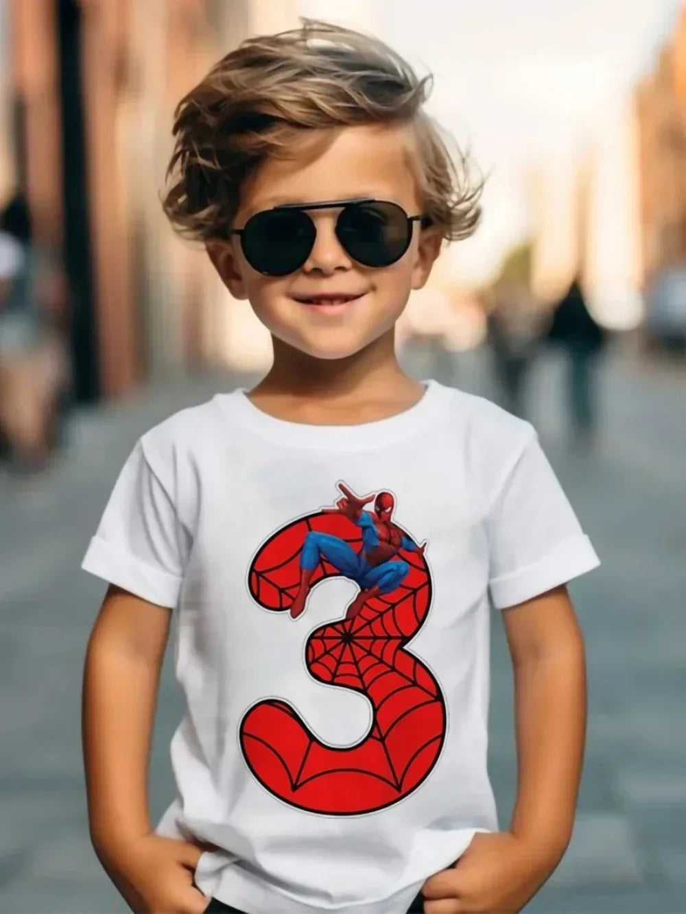 Summer Marvel Spiderman Cotton Children T-shirt 1-9 Years Old Birthday Gift Boy Clothing Fashion Casual T Shirt Baby Kid Tee Top