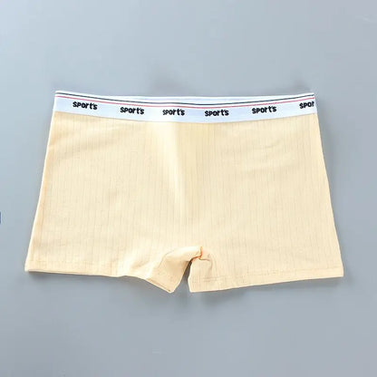 5Pcs/Lot Cotton Soft Underpants Puberty Adolescent Panties Young Pants Kid Panty Teen Girl's Underwear for 8-16 Years