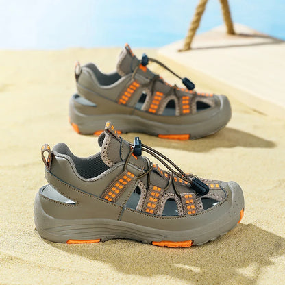 Kids Sandals Summer New Fashion Children Beach Shoes Breathable Non-Slip Outdoor Boys Sandals Casual