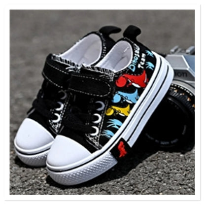 Children's canvas shoes, boys and girls' shoes, baby casual low top shoes, fashionable board shoes, spring and autumn breathable