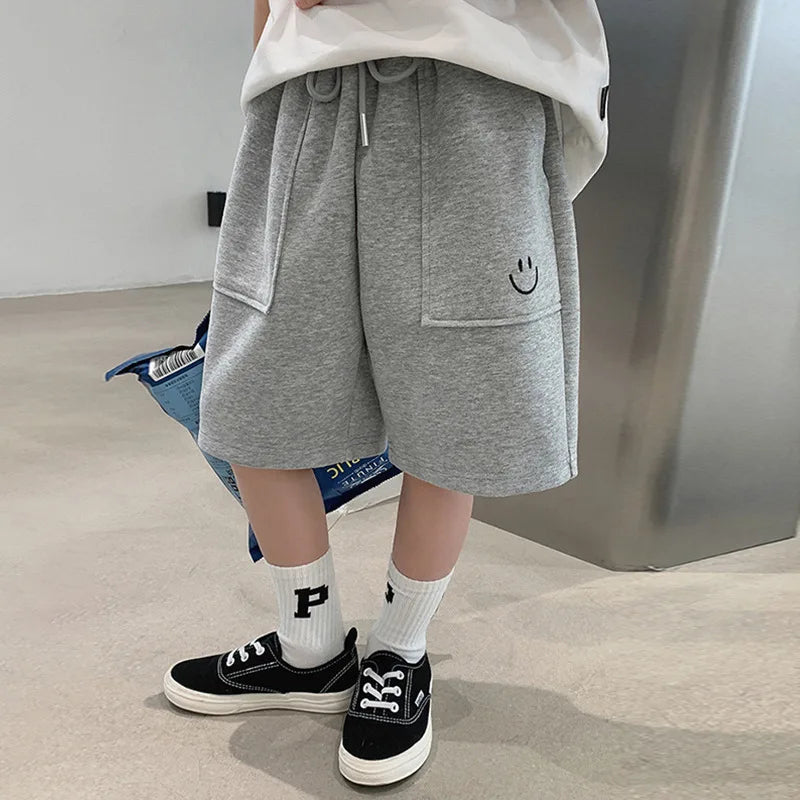 Children Shorts Casual Loose Pants for Kids Candy Color Boys Trousers Teenager Sports Joggers Baby Shool Clothing