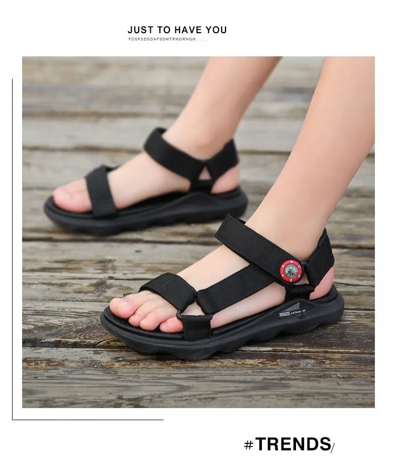 Hot Sale Summer Children Sandals Fashion Sneakers Boy Girls Outdoor Beach Shoes Kids Non-Slip Footwear Sandals