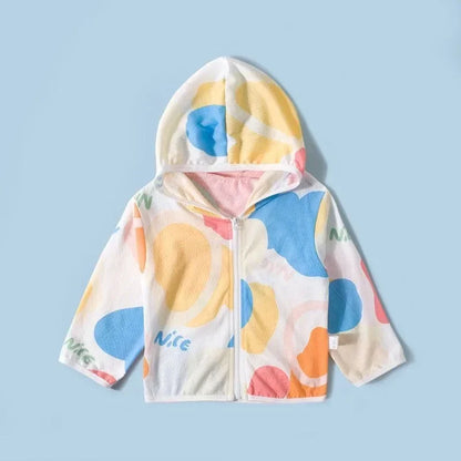 2024 Baby summer jacket Baby boys and girls pure cotton skin clothes air-conditioned clothes