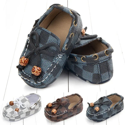 Exclusive Korean Babi Moccasins for Non-slip First Walkers Toddler Loafers Baby Girls Boys Crib Shoes