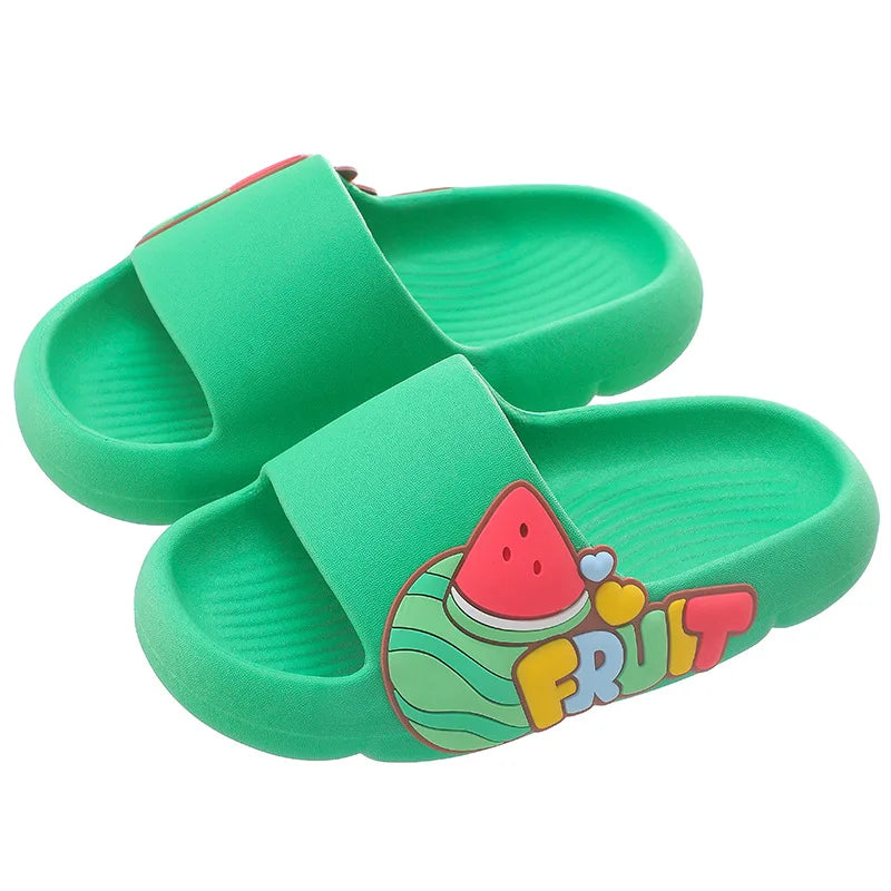 Children's Slippers Summer New 2024 Girls Indoor Non-Slip Baby Sandals Cartoon Cute Girls Boys Slippers