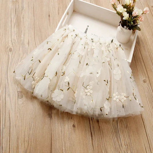 Baby Girls Skirt Toddler Kids Fluffy Dancing Skirts Gauze Short Dress 2024 Children's Fashion Party Costume Clothing