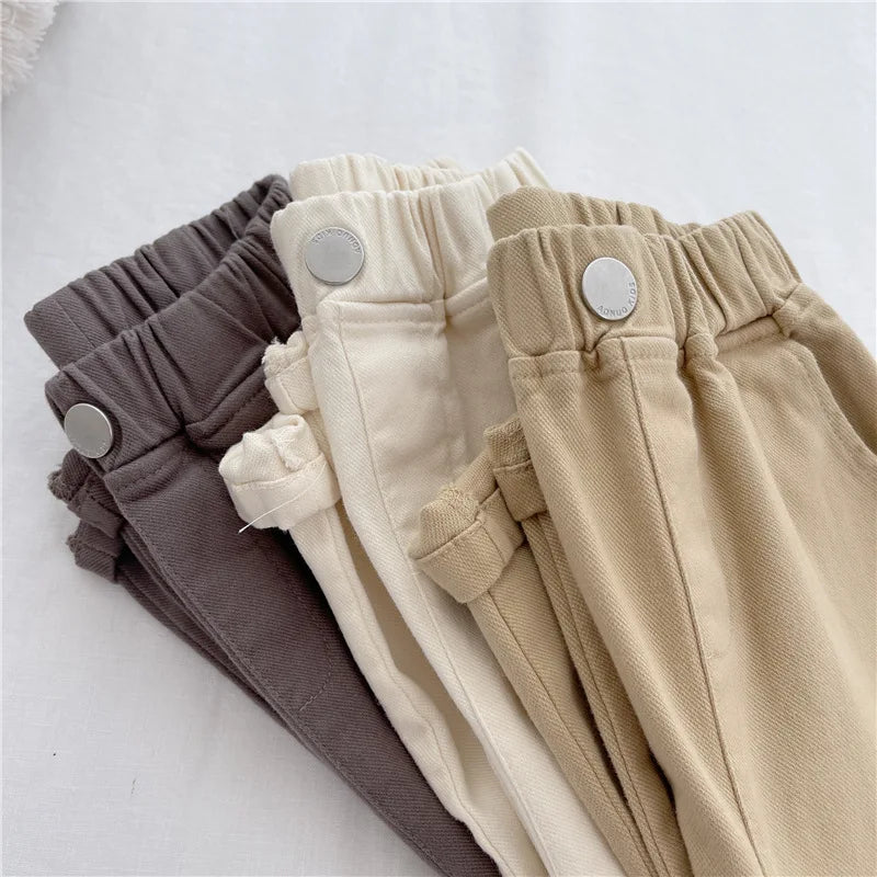 Children Harem Pants 2024 Spring Autumn Trousers for Kids Fashion Loose Boys Girls Casual Pants School Uniform Clothing