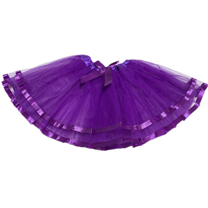 Baby Girl Tutu Skirt Cute Kids Princess Tulle Skirts Summer Children Party Ribbon Skirt Girls Dance Pettiskirt