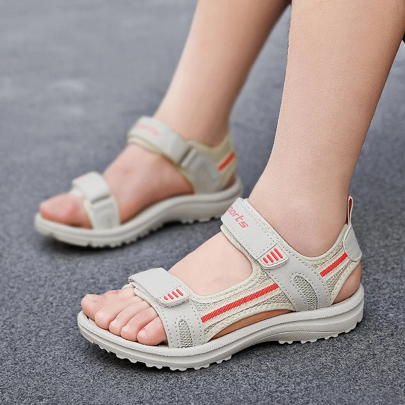 Summer Breathable Sport Sandals for Boys Casual Children Beach Shoes Kids Soft Sole Comfortable Open Toe Sandals