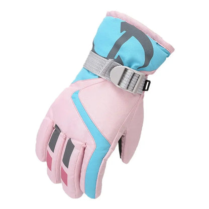 Boy Girls Ski Snowboard Windproof Gloves Children Kids Winter Snow Warm Gloves Waterproof Thicken Keep Warm Winter Must