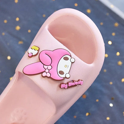 Sanrio Children'S Cartoon Anti-Slip Soft-Soled Slippers Boys And Girls Bathroom Slippers Super Cute Baby Home Casual Shoes