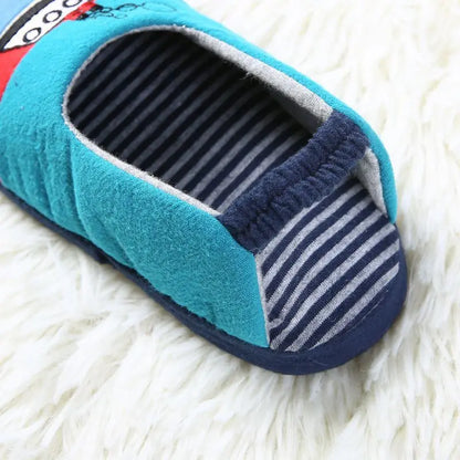 Fashion Spring Autumn Animal Kids Living House Shoes Children Boys Girls Cotton Slipper Comfortable Indoor Floor Shoes