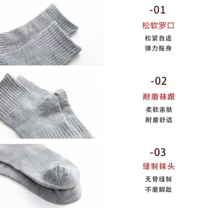 20 Pieces=10 Pairs Children Socks Spring&Autumn Cotton High Quality Girls Boys Socks 1-9 Year Kids Socks