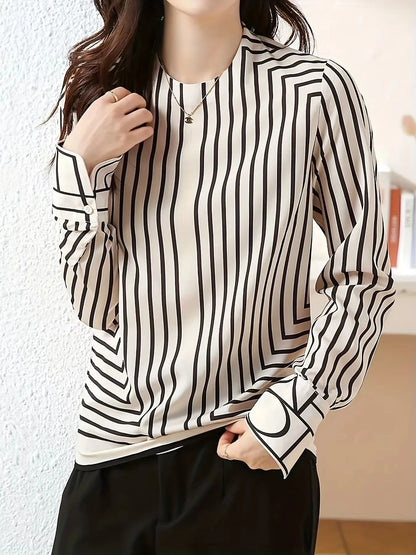 Fashion Women's Blouses New elegant office ladies shirts Blusas Mujer Long Sleeve bottoming Shirts Tops