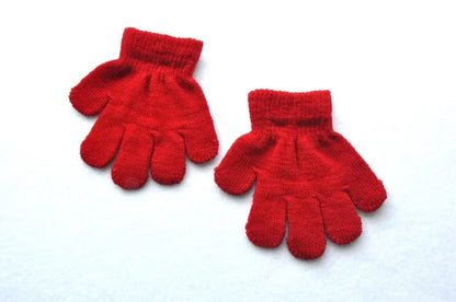 1-3years Children Winter Warm Gloves Baby Girls Baby Boys Toddler Knitted Acrylic Gloves KF198