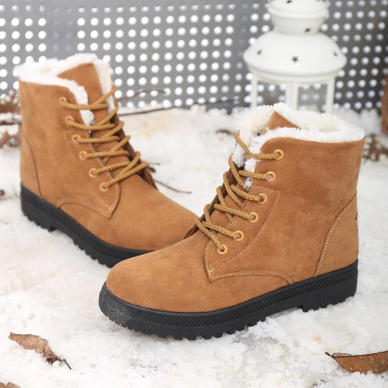 Women Boots Snow Plush Women Shoes Platform Boots For Women Fashion Keep Warm Women's Boots Flat New Botas Mujer Winter Shoes