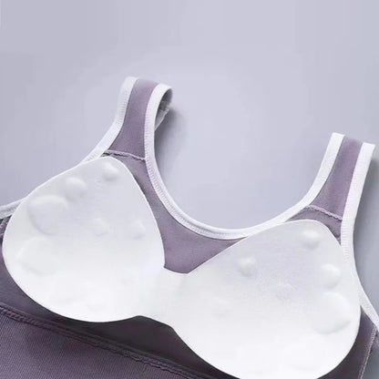 D-Shaped Women's Seamless Deep U-Shaped Back-Shaping Tube Top Yoga Sports Bra Without Steel Ring All-Match Base