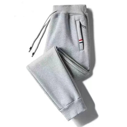 L-8XL Plus Size Casual Pants Men's Autumn Loose Straight Sports Handsome Joggers Large Size Elastic Waist Solid Color Sweatpants