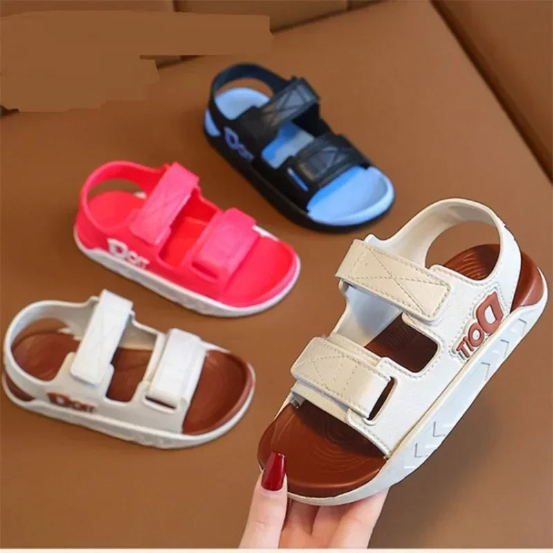 Summer Kids Sandals Baby Boys Shoes Girls Breathable Soft Sole Non-slip Rubber Boys Girls Sandals Toddler Children's Shoes