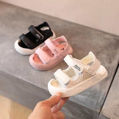 Summer Baby Girls Boys Sandals Toddler Anti-collision Shoes Soft Bottom Non-slip Infant Casual Beach Sandals  SXJ050