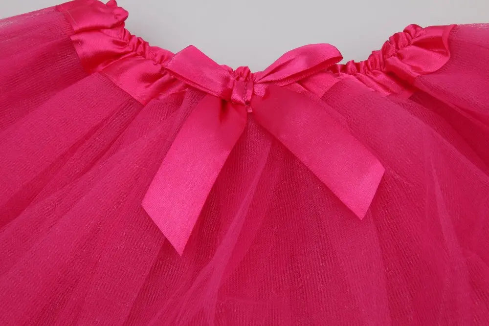 Baby Girl Tutu Skirt Cute Kids Princess Tulle Skirts Summer Children Party Ribbon Skirt Girls Dance Pettiskirt