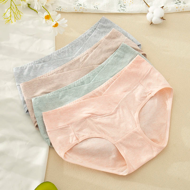 Hot selling cotton pregnant women underwear low waist underpants abdomen pants cotton maternity underwear belly support