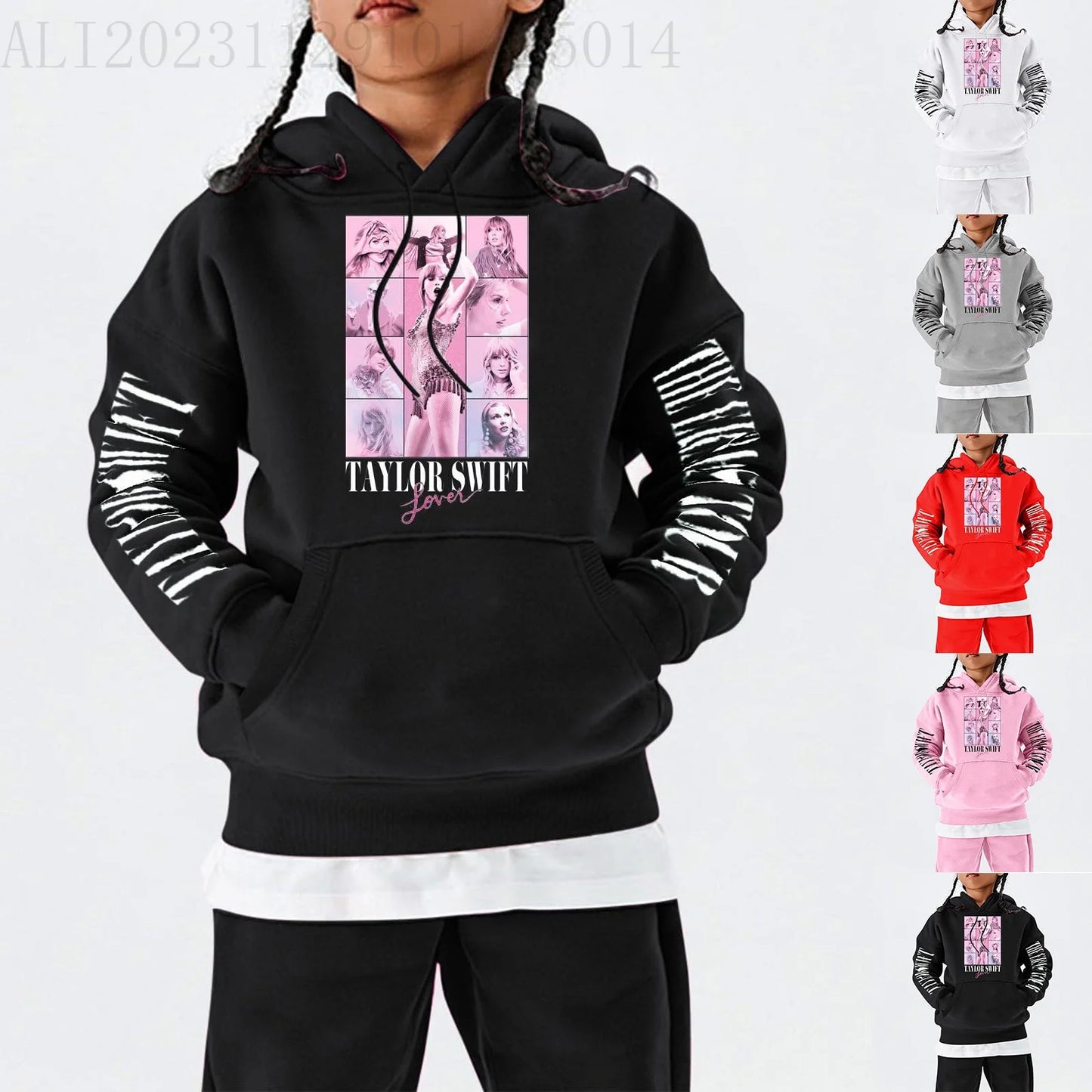 Fashionable children's hoodies, new hoodies for boys and girls, trendy designs for children, Taylor printed hoodies