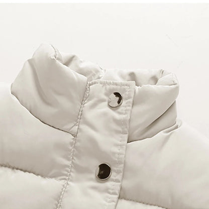 Winter Vest Coat Kids  Autumn and Winter Children's Down Cotton Vest Baby Thickened and Plucked Girls' Boys' Baby Outerwear Vest