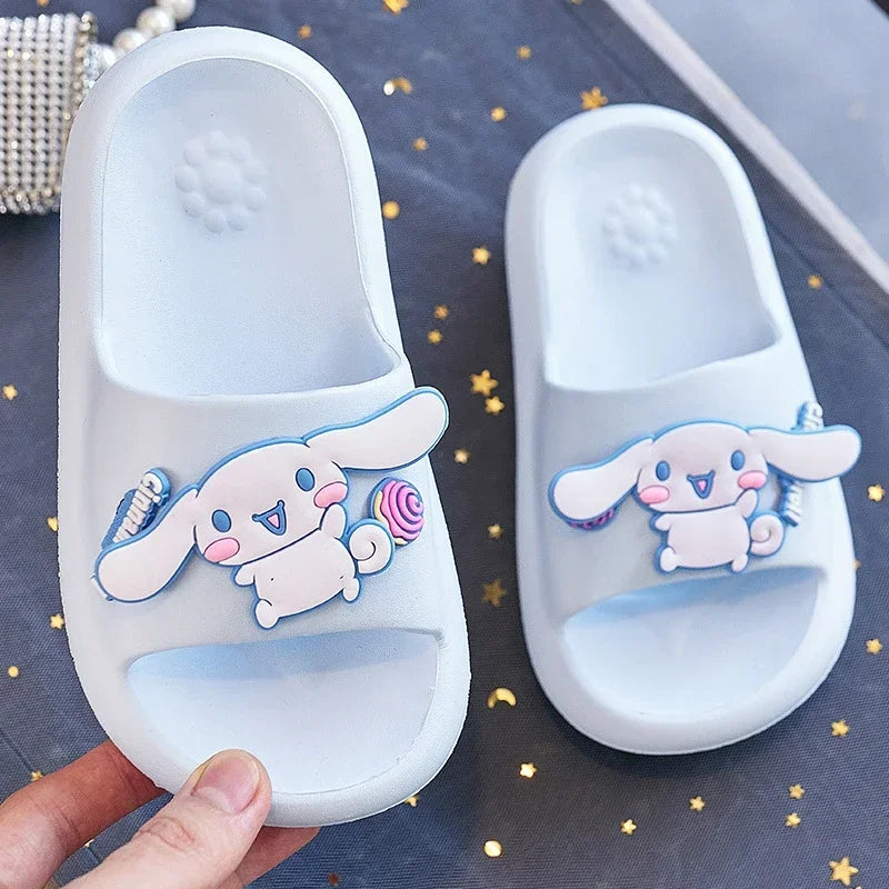 Sanrio Children'S Cartoon Anti-Slip Soft-Soled Slippers Boys And Girls Bathroom Slippers Super Cute Baby Home Casual Shoes