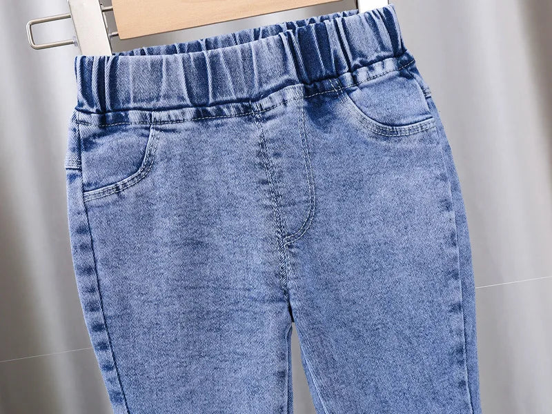 2024 New Baby Girl Pants Lounge jeans Leggings Spring Children Skinny Pant Kid Long Trouser