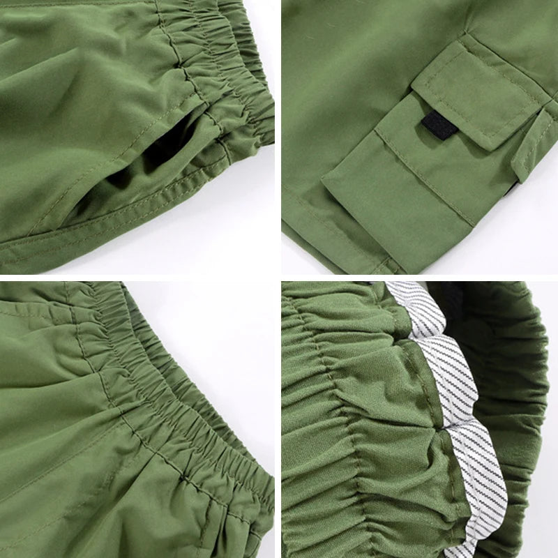 Boys Summer Casual Fashion Cargo Pants Comfortable Breathable Loose Sports Teen Shorts Spring Summer Children Casual Short Pants