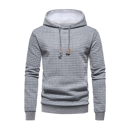 New men's hooded pullover fall casual Slim long-sleeved warm men's sweater knit sweater loose tops outdoor sports men's clothing