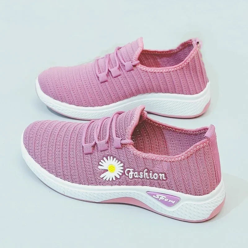 Women's shoes, summer white shoes, female students' Korean version running shoes,sports shoes,trendy casual shoes, women's shoes