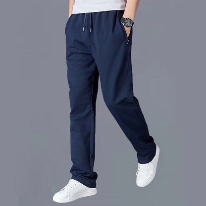 Spring Autumn Joggers Men Jogging Sweatpants Sportswear Knit Tracksuit Sports Pants Trousers Oversize Wide Leg Clothing