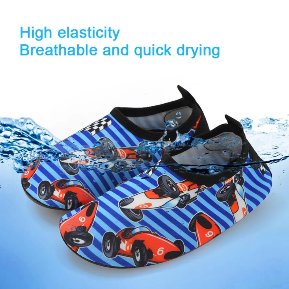 Children Water Beach Shoes Girls Boys Swimming Shoes Quick-Drying Aqua Shoes Soft Floor Indoor Slippers Snorkeling Swim Socks