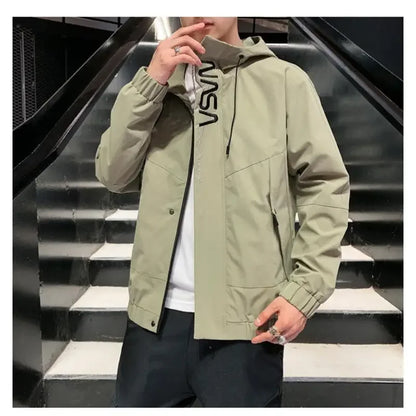 Sport Hooded Jacket for Men Plus Size 6XL 7XL Autumn Winter Fashion Coat Loose Outwear Big Size Men Clothing Chaquetas Hombre