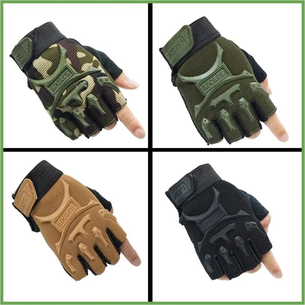 1Pair Kids Sport Gloves,Half Finger Gloves Kids Boys Girls Cycling Gloves,Kids Fishing Gloves for Cycling Fishing Outdoor Sports