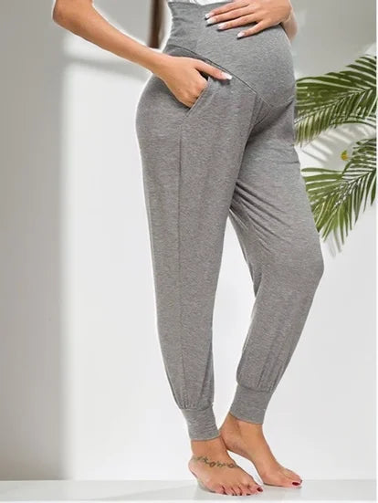 Women's European and American maternity pants, maternity pants, casual home sports pants