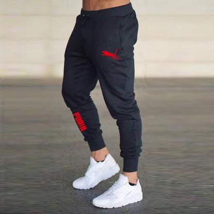 2024New Men Sweatpants Autumn Winter Print Fleece Warm Jogging Pants Male Outdoor Tracksuits Harajuku Streetwear Casual Trousers