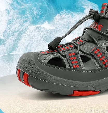 Kids Sandals Summer New Fashion Children Beach Shoes Breathable Non-Slip Outdoor Boys Sandals Casual