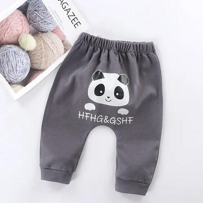 0-2 Years Cotton Baby Pants Spring Autumn Leisure Harem Trousers Baby Boys Girls Big PP Pant Dropshipping