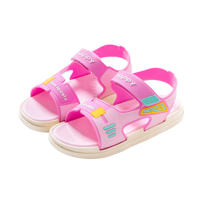 Breathable Children's Sandals Fashion Boys' Beach Shoes 2023 Summer New Soft Sole Versatile Casual Sports Girls' Sandals