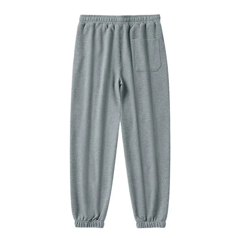 2024 New in Big Size Men's Winter Pant Stretch Fleece Warm Sweatpants Men Sport Jogger Waffle Trouser Large Plus 9XL 10XL Autumn