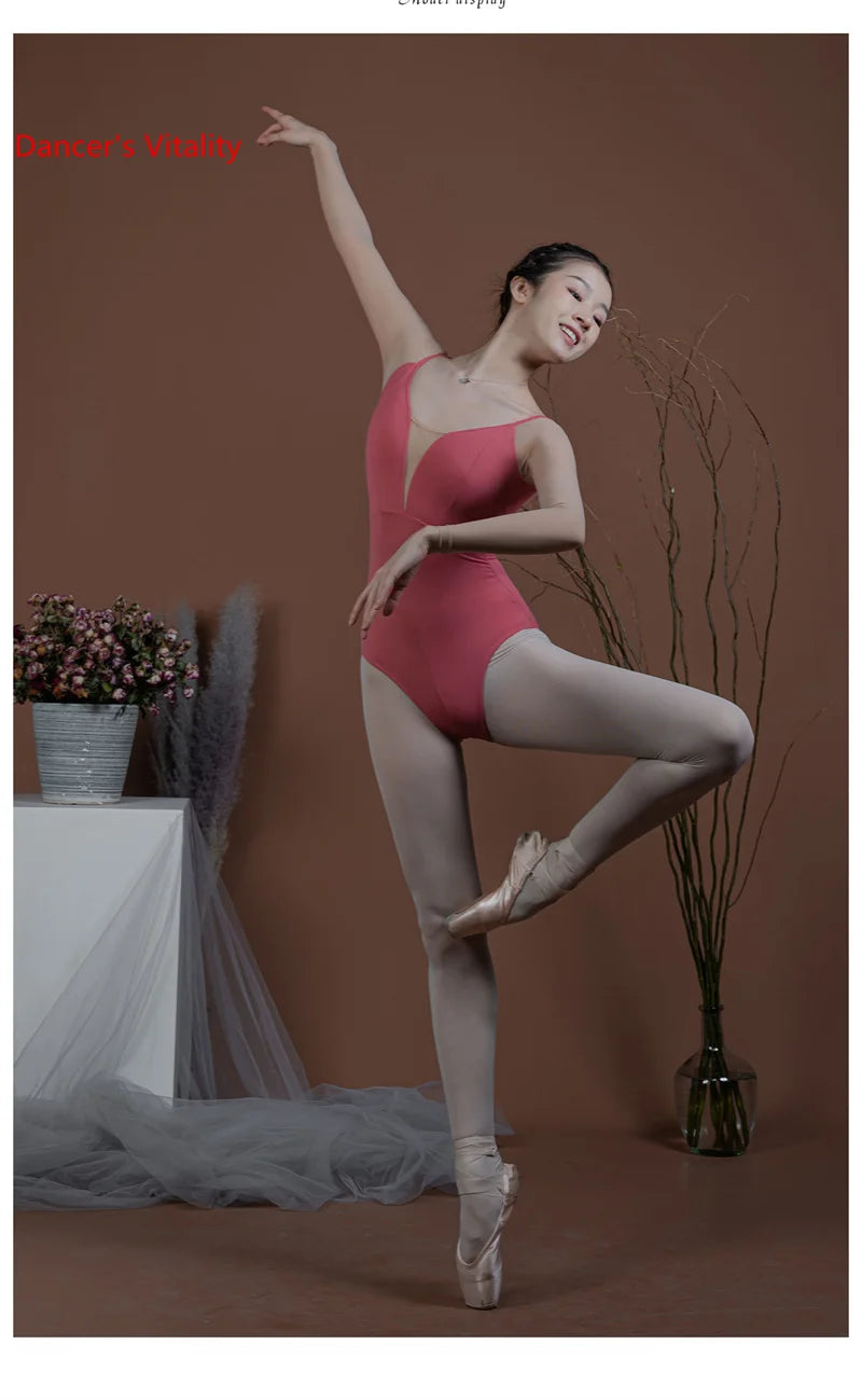 Ballet dance leotard gymnastic costume women's art examination dance practice costume body Sabin aerial Yoga leotards outfit