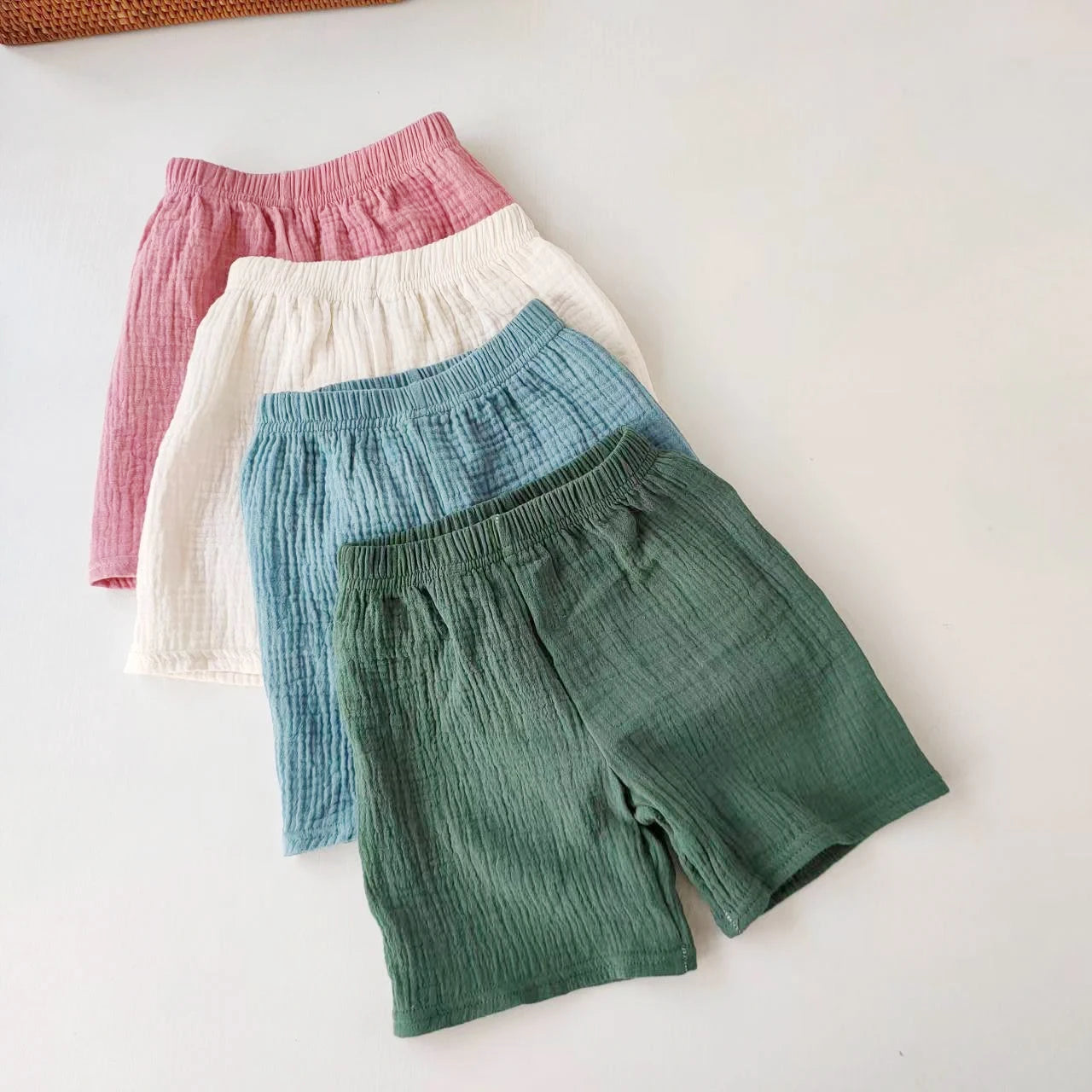 Children's Shorts Girls Boys Cotton Yarn Short Pants Summer Children's Girls Soft And Breathable Capris Baby Clothes