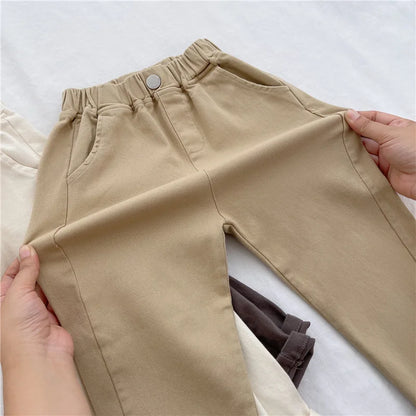 Children Harem Pants 2024 Spring Autumn Trousers for Kids Fashion Loose Boys Girls Casual Pants School Uniform Clothing